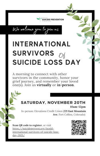 Help for Survivors After Suicide Loss